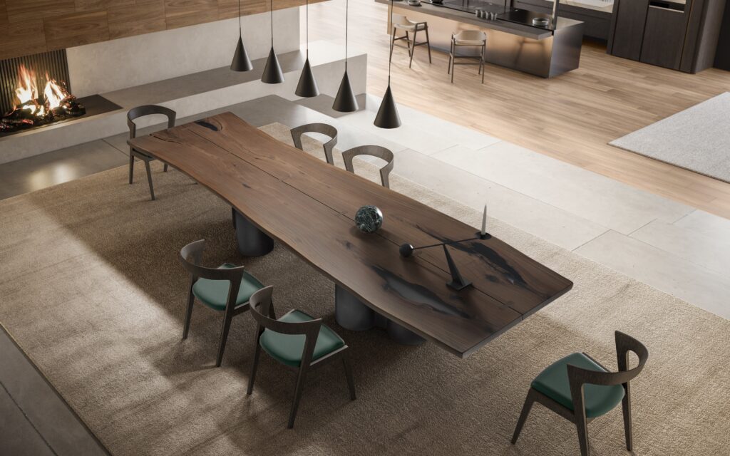 Arte Brotto, Vero table in solid wood