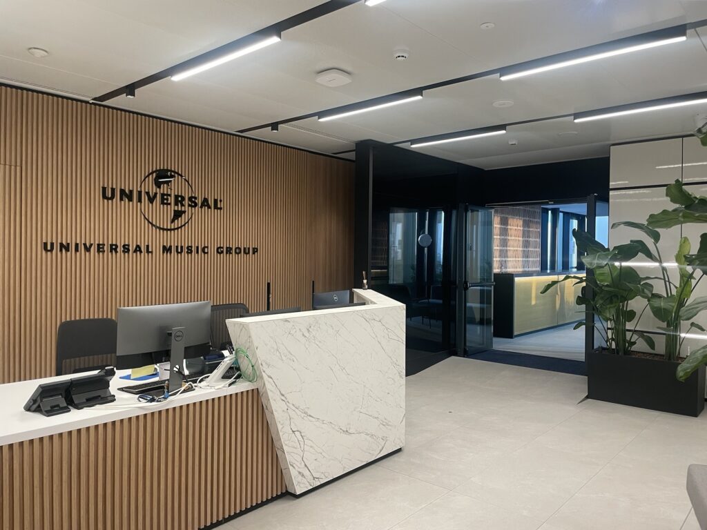 Universal Music Italia, i nuovi uffici. Foto di Encotech