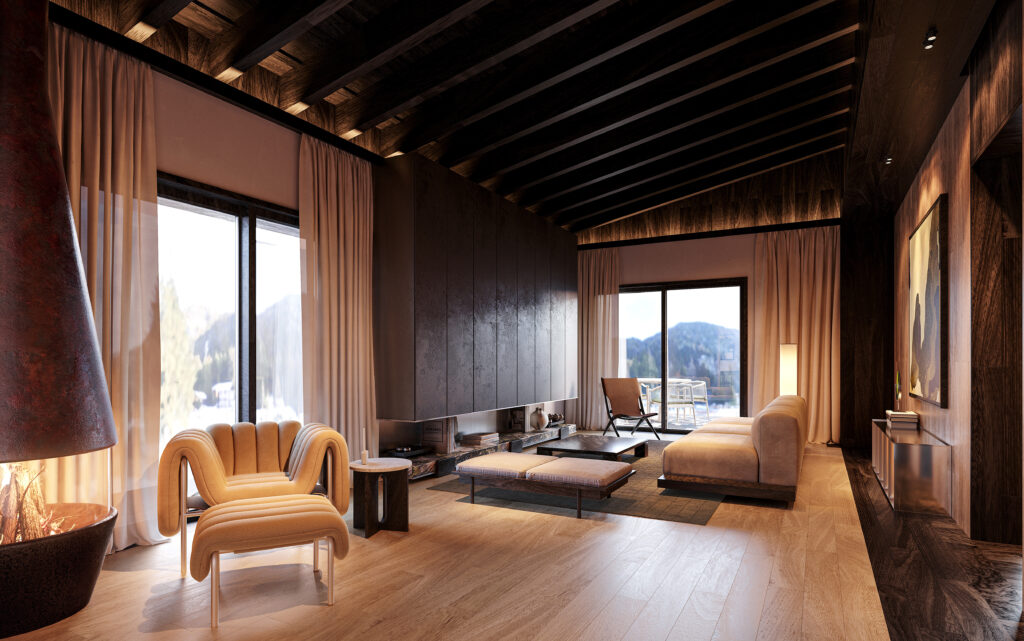 contemporary alpine design