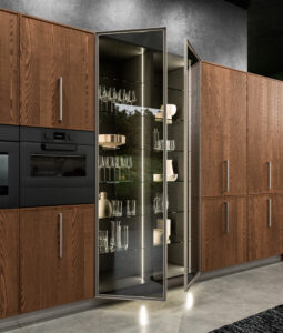 cucina contemporanea in alluminio