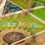 BAM si colora per le Olimpiadi: la fiamma arriva alla Biblioteca degli Alberi