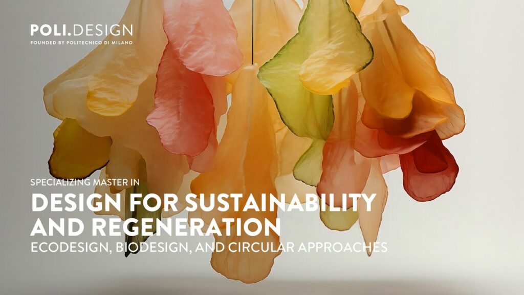 Il futuro della progettazione green: POLI.design ridefinisce la moda e il design